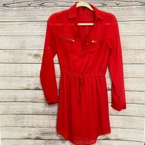 ⛱  NEW LOOK Red Dress M